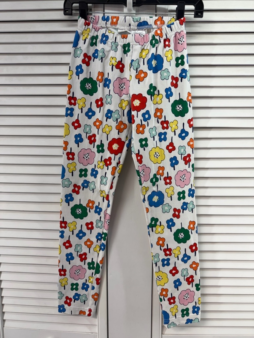 Hanna Andersson size 150 12 Floral Print Leggings - Colorful Flower Pattern
